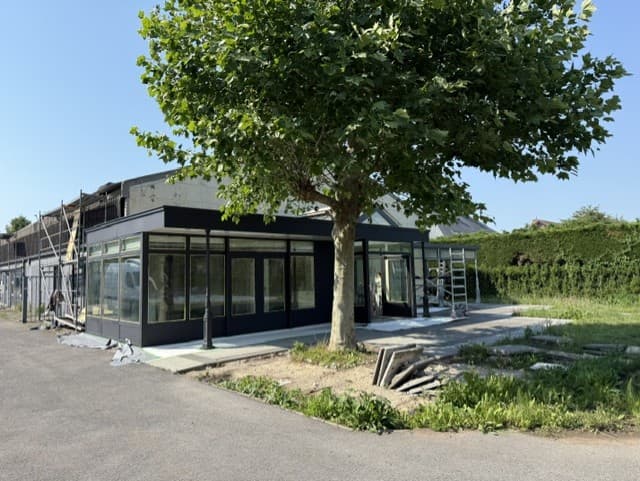 Buitenwerk na het schilderen
